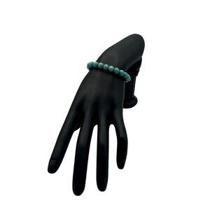 Turquoise Color Beaded Stretch Bracelet